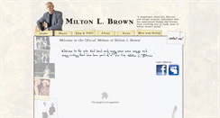 Desktop Screenshot of miltonlbrown.com